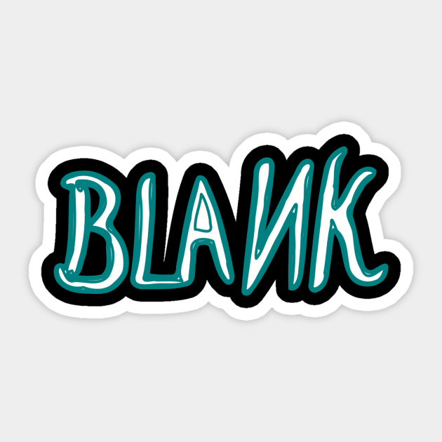 blank Sticker by Oluwa290